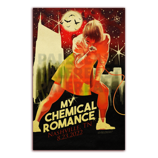"My Chemical Romance, Nashville" - 11"x17" Print