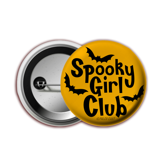 "Spooky Girl Club" - Round Button - 1.25"