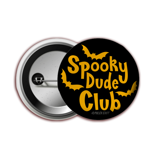 "Spooky Dude Club" - Round Button - 1.25"