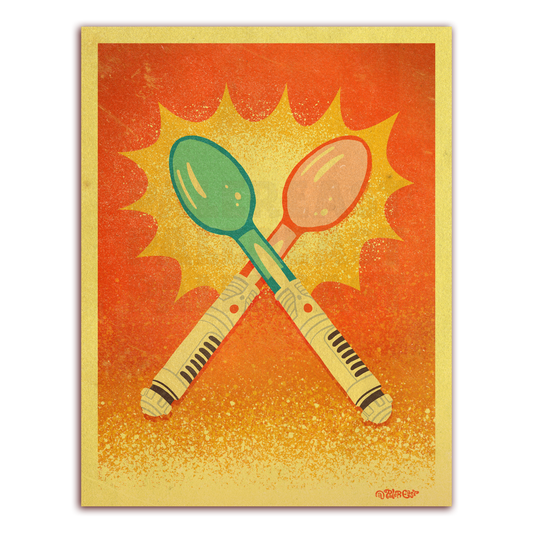 "Toy Spoons" - 8.5" x 11" Print